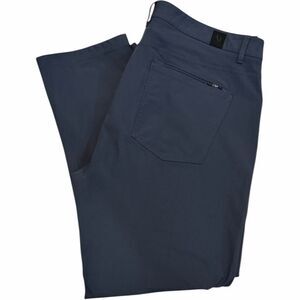 Vuori Meta Performance Pants Mens 38x28 Blue Stretch Casual Athletic